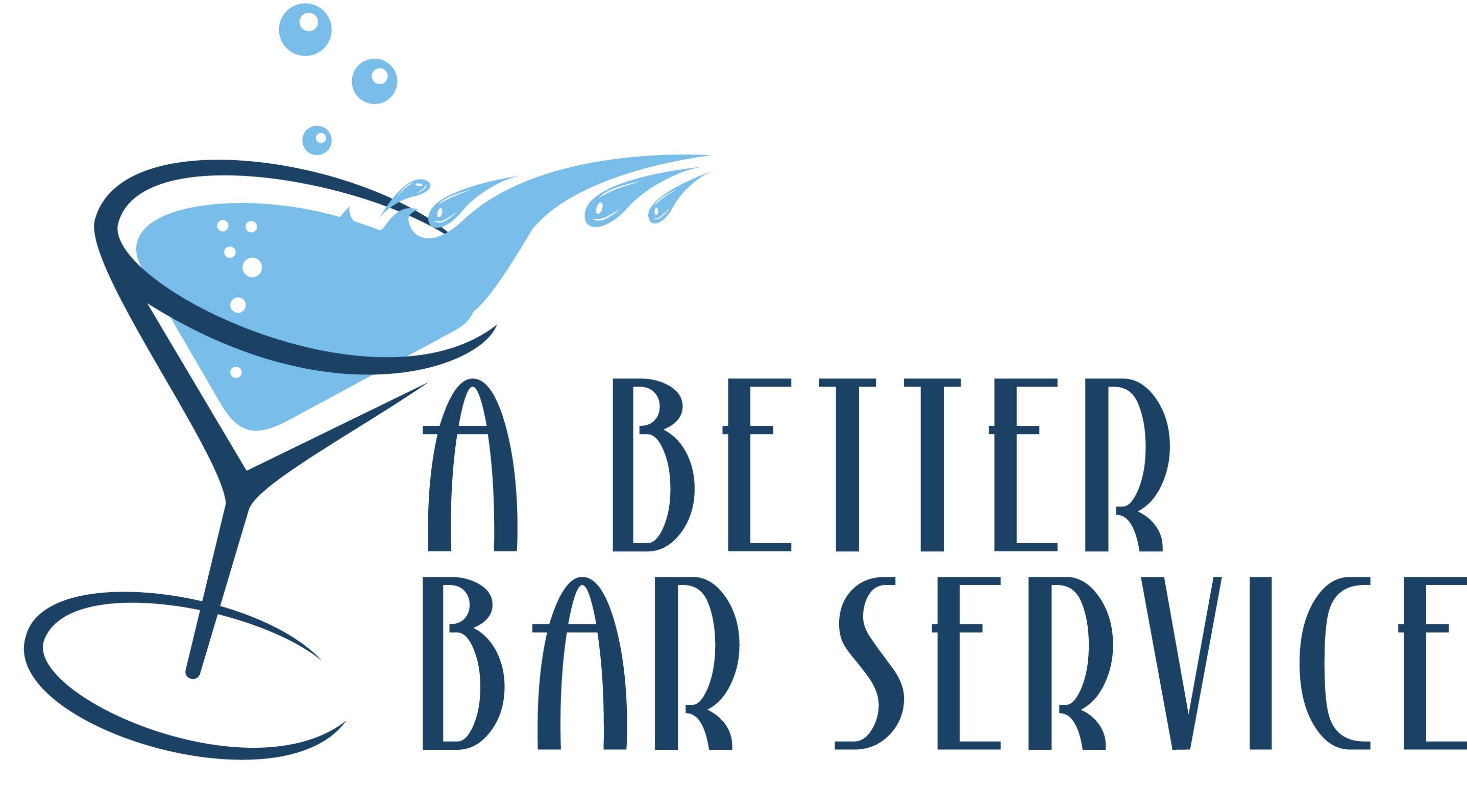 Blue Bar Logo - A Better Bar Service Logo