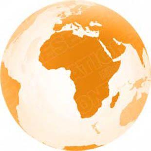 Orange Globe Logo - Download High Quality Royalty Free 3D Globe Africa Orange PowerPoint