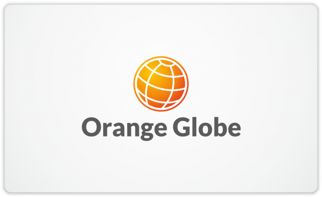 Orange Globe Logo - Orange Globe logo sold | Natalia Sutkiewicz - Graphic Designer ...