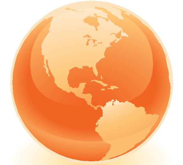 Orange Globe Logo - Color Naranja!!! Globe. Color Orange!!!