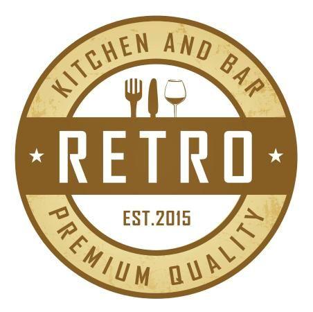 Bar Logo - Retro kitchen bar logo of Retro Kitchen and Bar, Da Nang