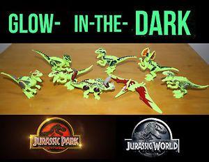 Glow World Logo - Glow in the Dark! 8 Dinosaurs fit Lego Jurassic World Dinosaur Park ...