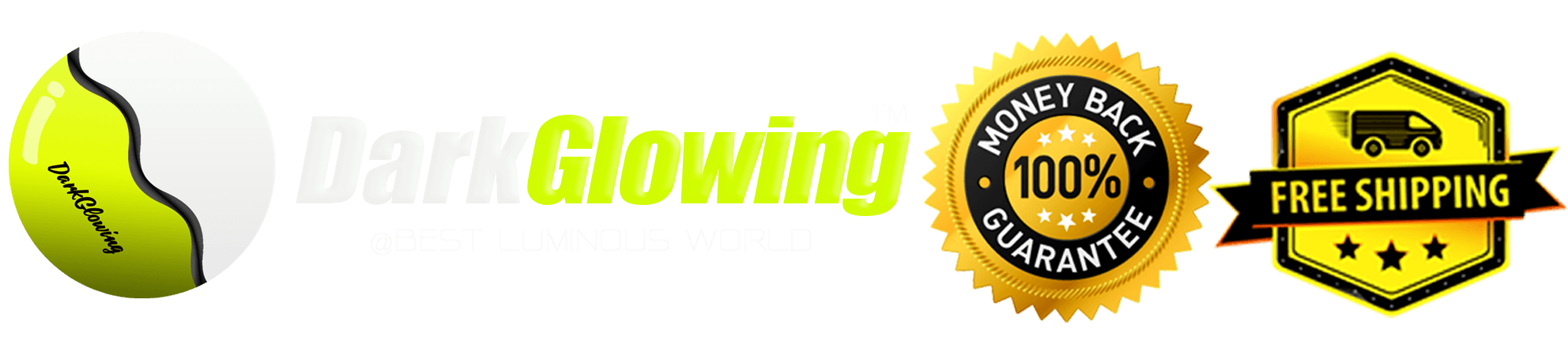 Glow World Logo - Glow Stick