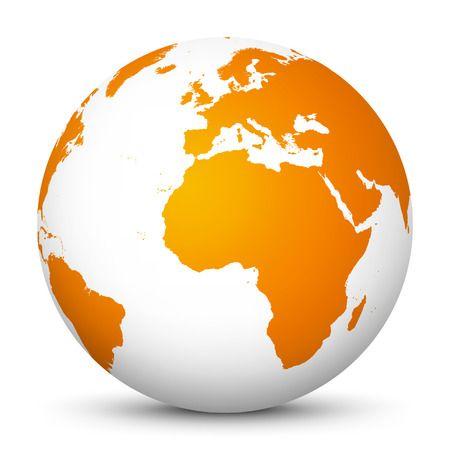 Orange Globe Logo - Website Design - Utopia Web Solutions