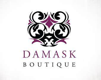 Damask Logo - Damask logo design | Etsy