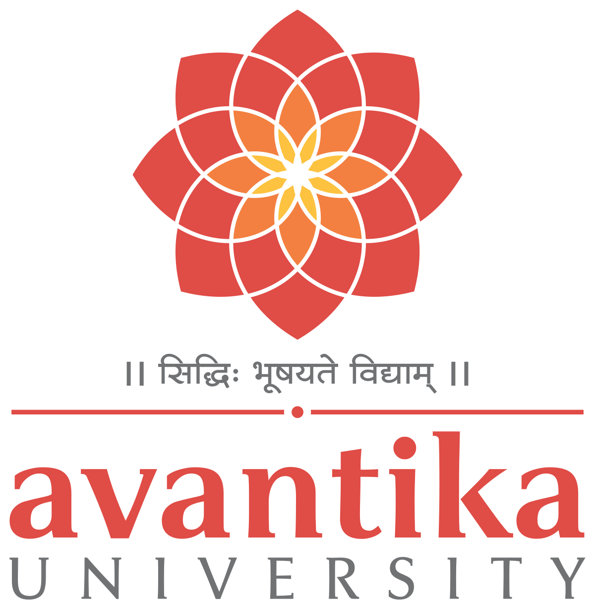 Orange E Logo - Avantika University