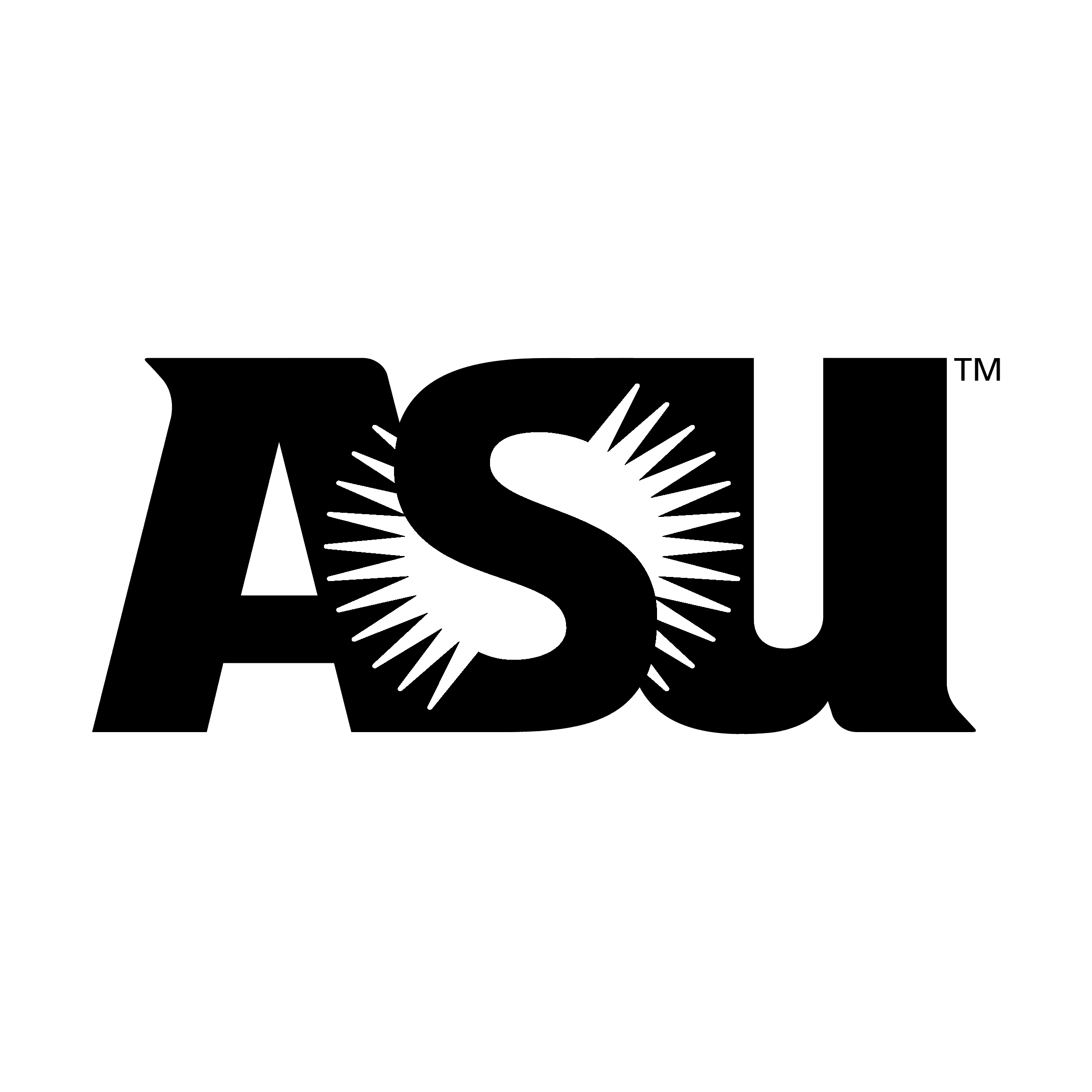 Asu Black Logo - ASU Logo PNG Transparent & SVG Vector - Freebie Supply