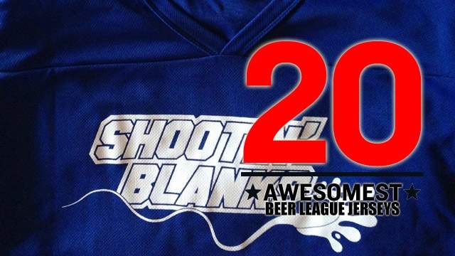 Funny Dirty Team Logo - Beer League Jerseys: 20 Best Funny Amateur Hockey Team Names