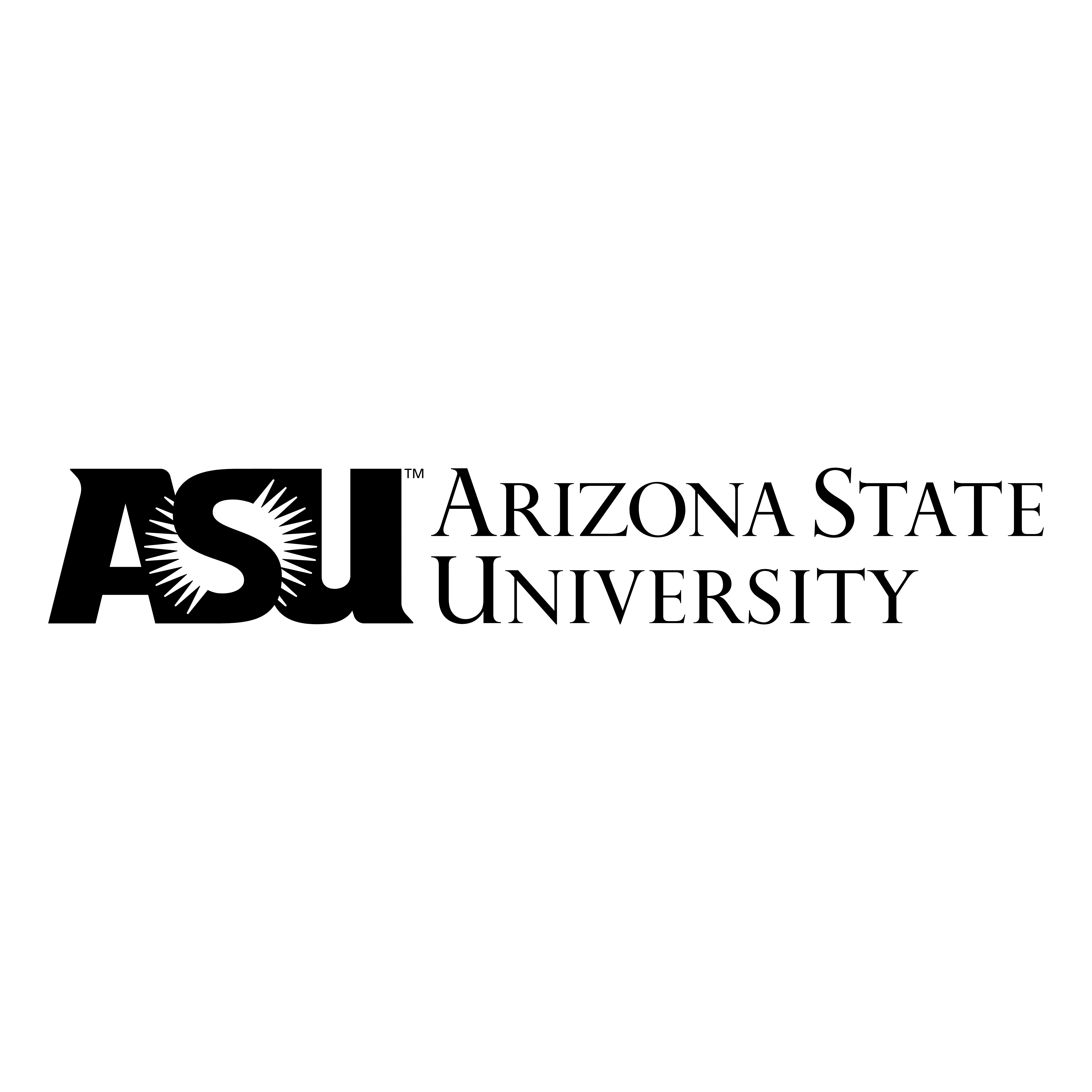 Asu Black Logo - ASU – Logos Download