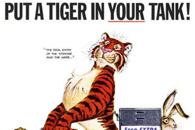 Exxon Tiger Logo - The history of advertising in quite a few objects: 43 Esso tiger tails