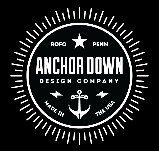 Anchor Down Logo - Anchor Down Design Co. Logo by John Scarano at Coroflot.com