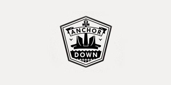 Anchor Down Logo - 25+ Anchor Logo Design Examples for Inspiration