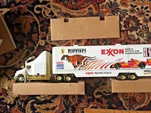 Exxon Tiger Logo - 1995 EXXON #4 RACE CAR CARRIER w/ FERRARI TIGER LOGO ...Lights ...