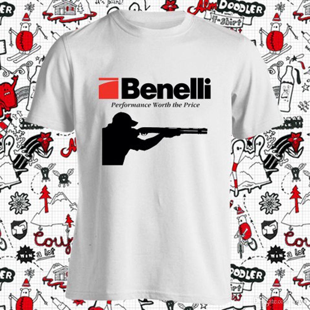 Benelli Firearms Logo - New Benelli Gun Riffle Firearms Logo Men'S White T Shirt Size S To ...