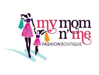 Mom.me Logo - My Mom n Me fashion boutique logo design