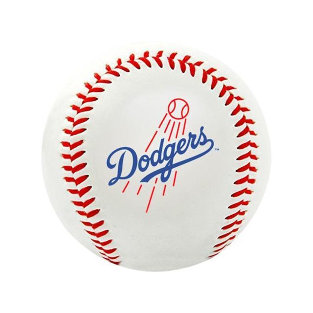 Dodgers Ball Logo - Los Angeles Dodgers Rawlings MLB Team Logo Baseball Ball | eBay