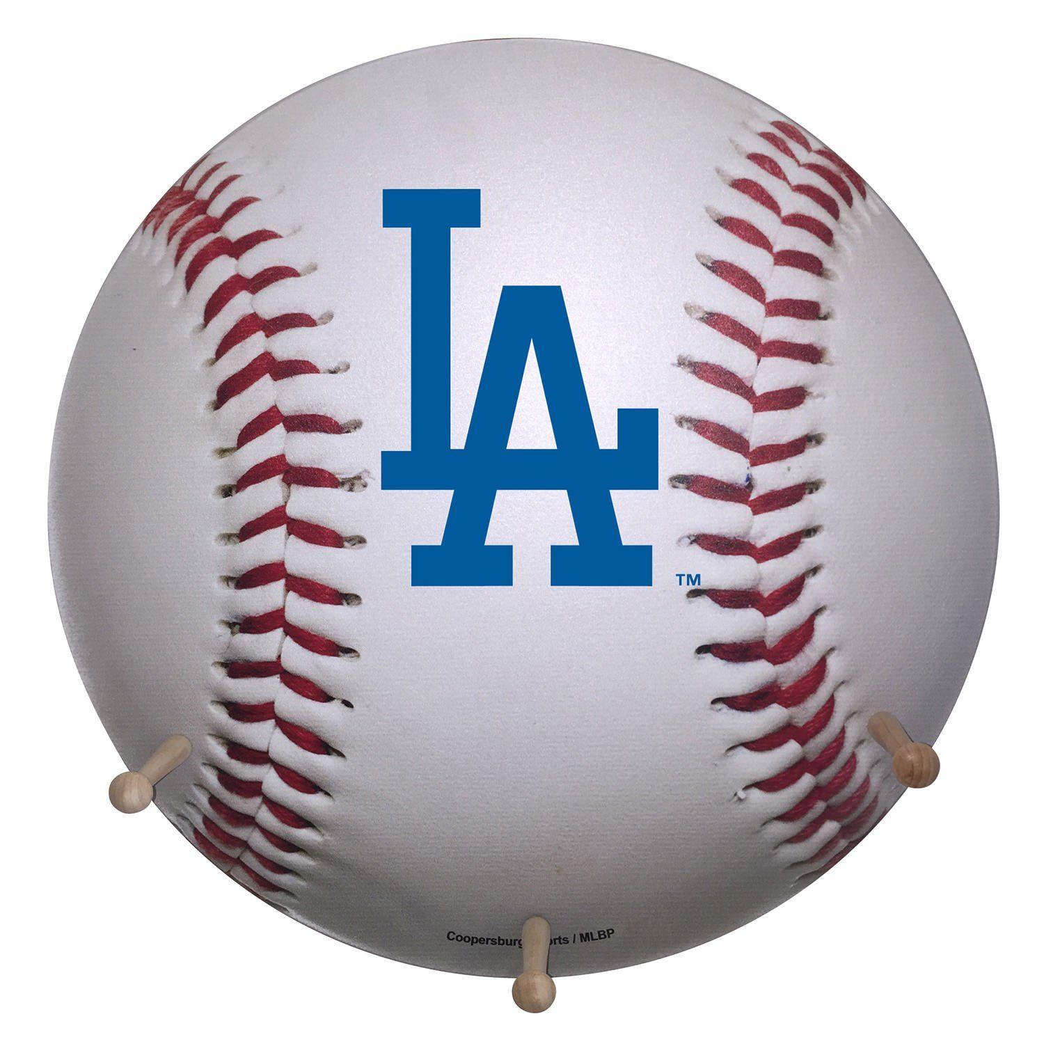 Dodgers Ball Logo - Los Angeles Dodgers Baseball Coat Rack Team Logo | coopersburg