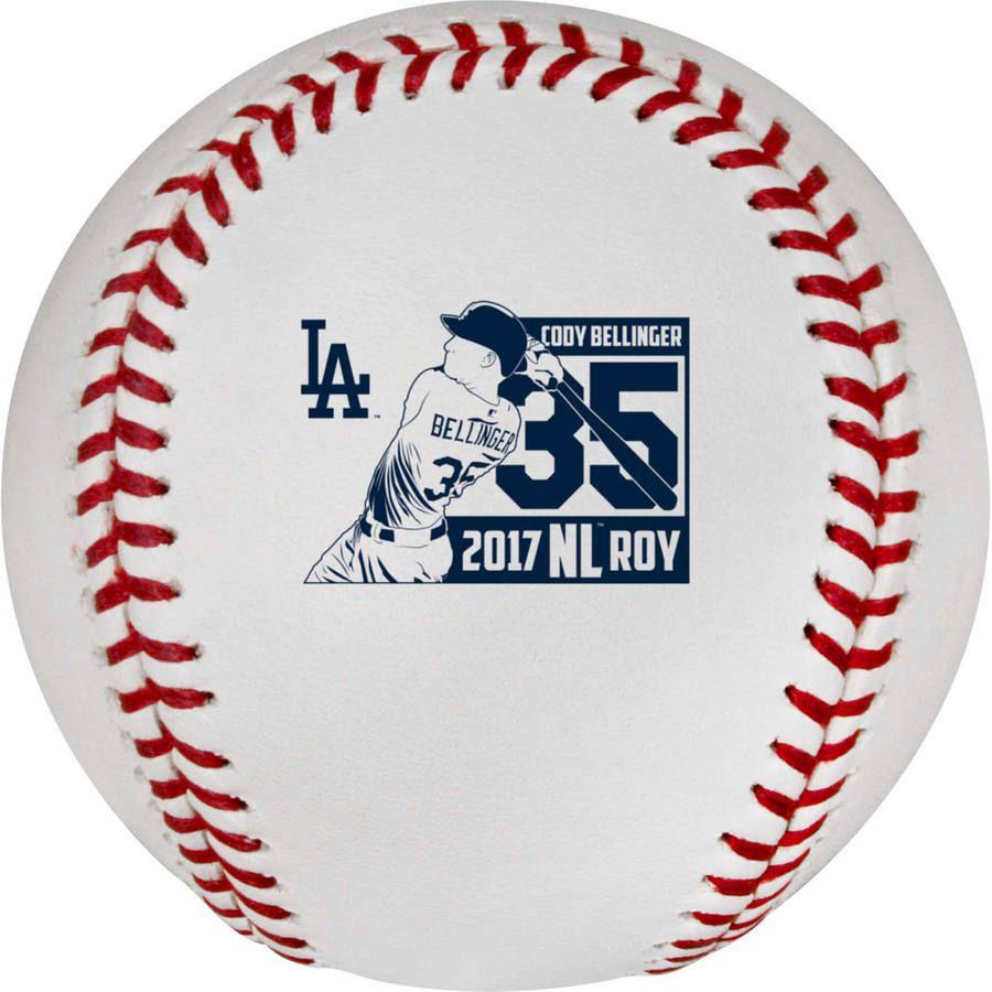 Dodgers Ball Logo - Los Angeles Dodgers Cody Bellinger Fanatics Authentic 2017 NL Rookie ...
