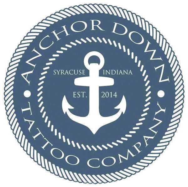 Anchor Down Logo - Anchor Down Tattoo Company | Lake City Saver Magazine | Warsaw