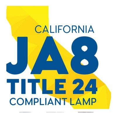 Title 24 Logo - California Ja8 6 Inch Led Recessed Retrofit Trim