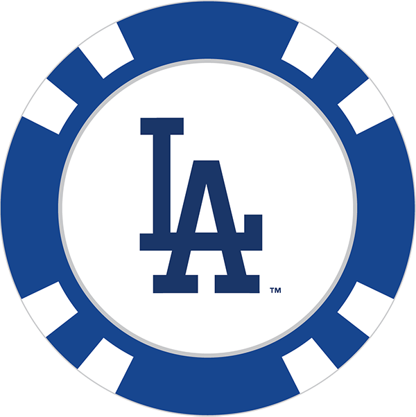 Dodgers Ball Logo - Los Angeles Dodgers Poker Chip Ball Marker - Team Golf USA