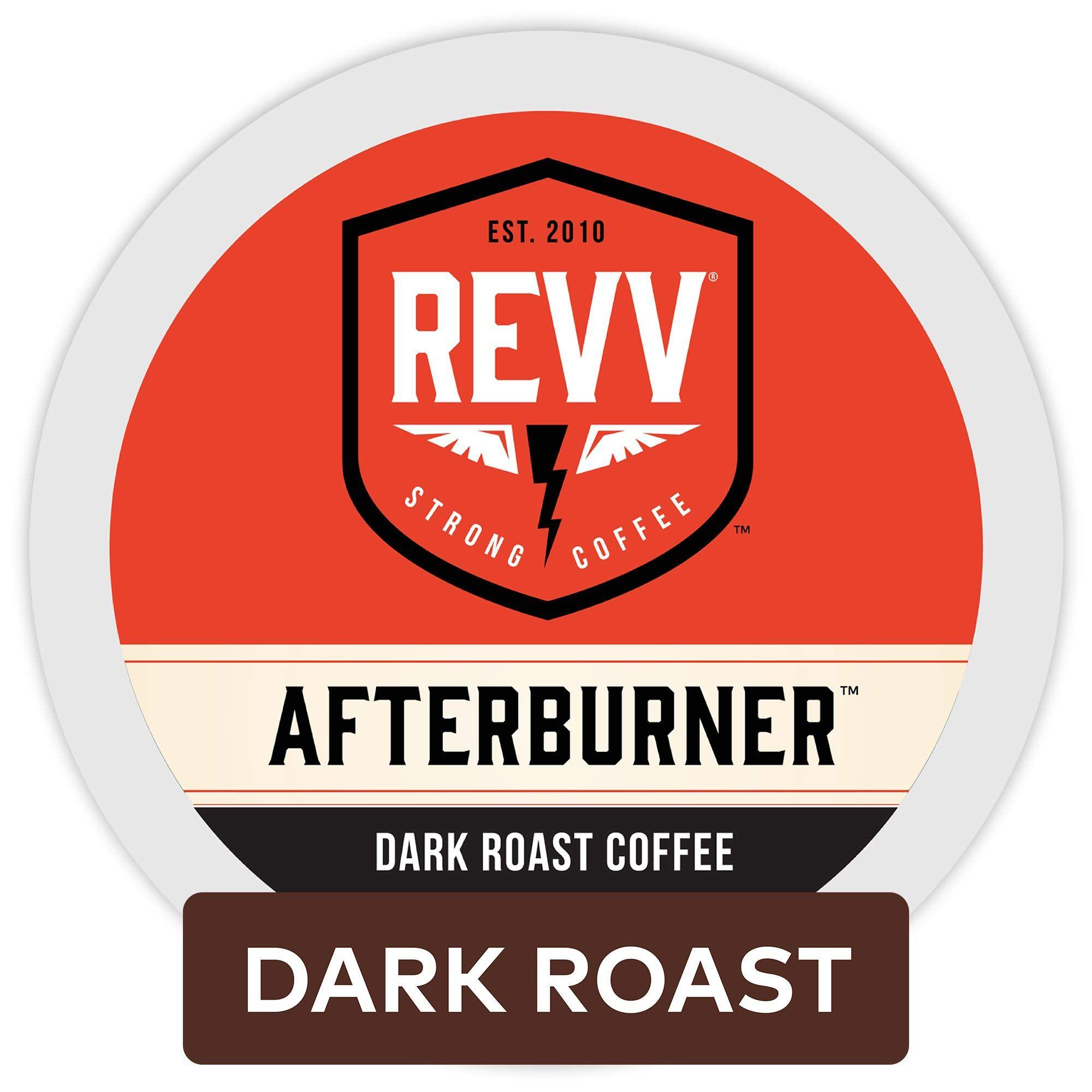 Dark Roast Coffee Brands Logo - Revv Keurig Dark Roast Coffee K-Cup Pods, Turbocharger, 96 Count ...