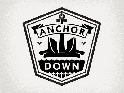 Anchor Down Logo - Anchor Down by Damian DeMartino | Dribbble | Dribbble