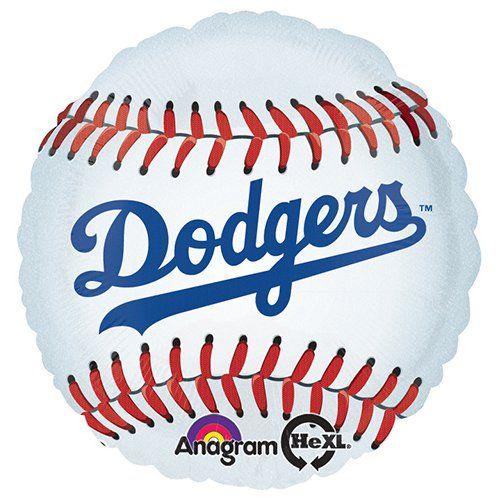 Dodgers Ball Logo - MLB Los Angeles Dodgers Baseball Logo Baseball Shaped