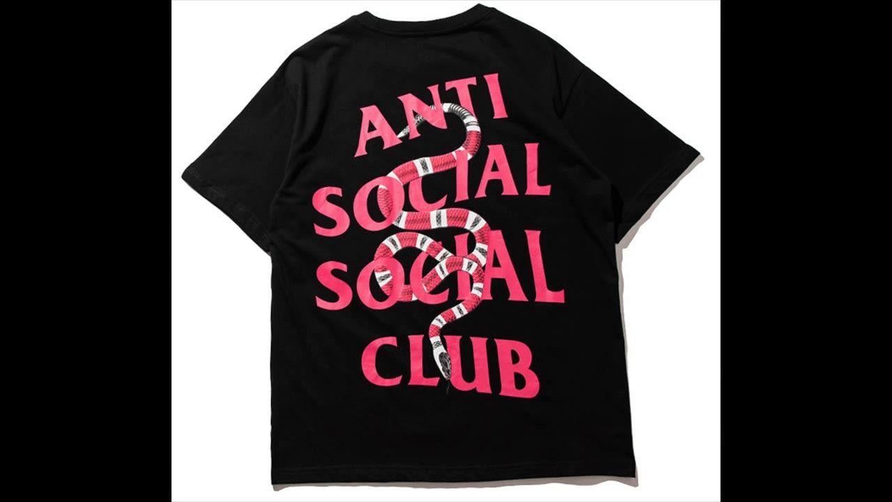 Sanke Anti Social Social Club Logo - New Arrival! ASSC Anti Social Social Club Snake T Shirt