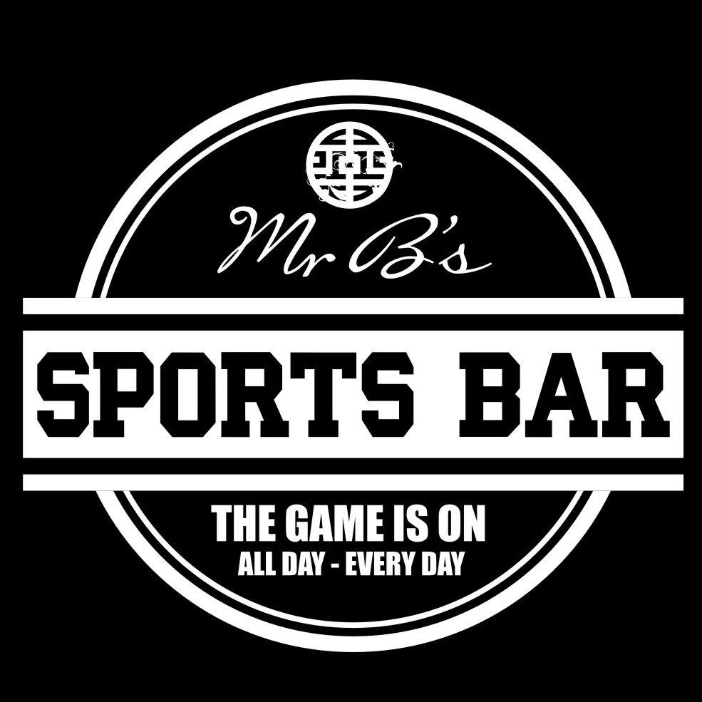 B Black Sports Logo - MR B'S - SPORTS BAR LOGO - Mr. B's Hotel