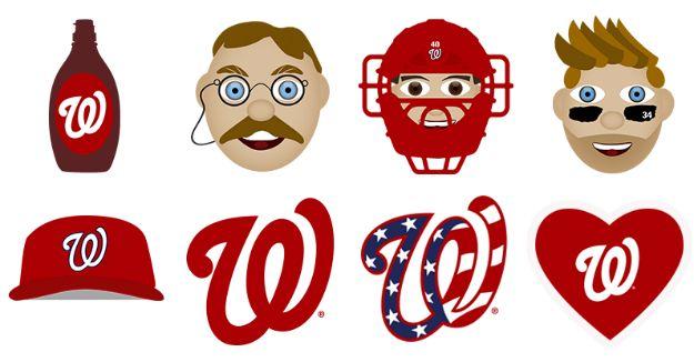 Nationals Curly w Logo - Nationals Emojis Are Here – CBS DC