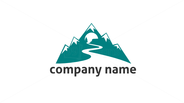 River and Mountain Logo - Mountain River on 99designs Logo Store | Clinic | Mountain logos ...