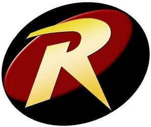 Robin Logo - BATMAN *****ROBIN LOGO***************FABRIC/T-SHIRT IRON ON TRANSFER ...