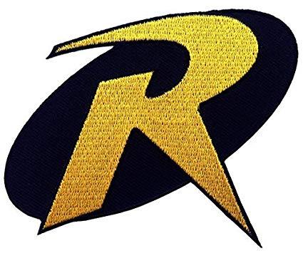 Robin Logo - X ROBIN R Uniform Logo- BATMAN Animated Series 3.5