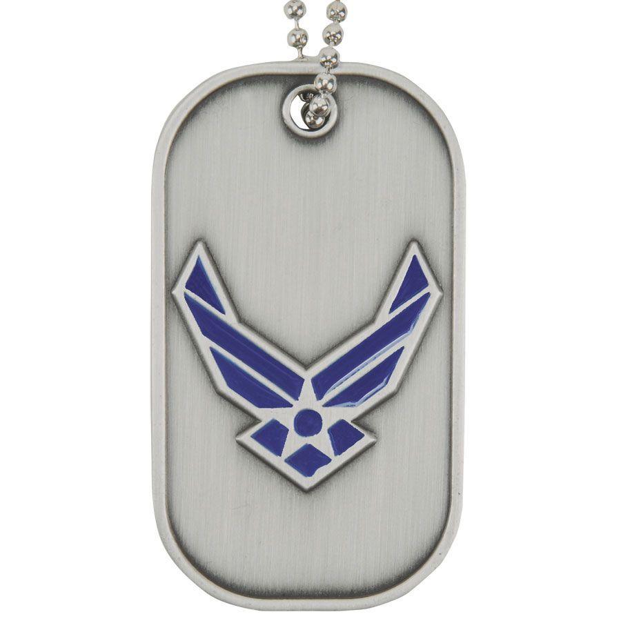 Dog with the End Logo - Air Force Logo Dog Tag