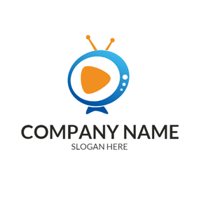 TV Company Logo - Free TV Logo Designs. DesignEvo Logo Maker
