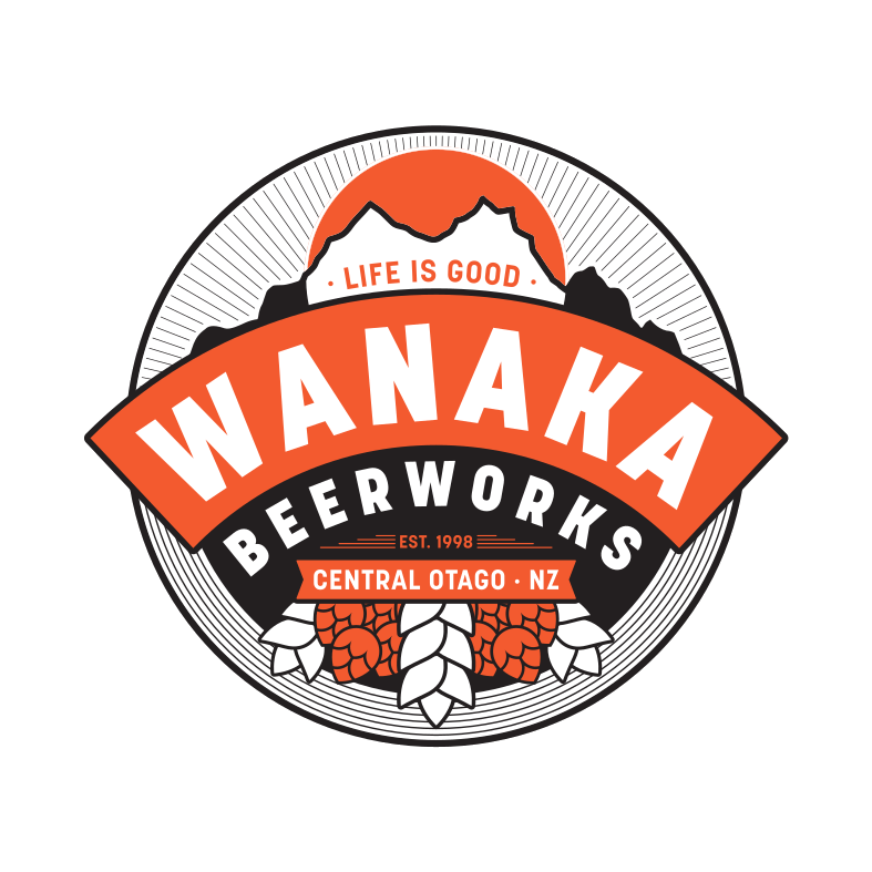 Beer with Red Background Logo - The Beers — Wanaka Beerworks