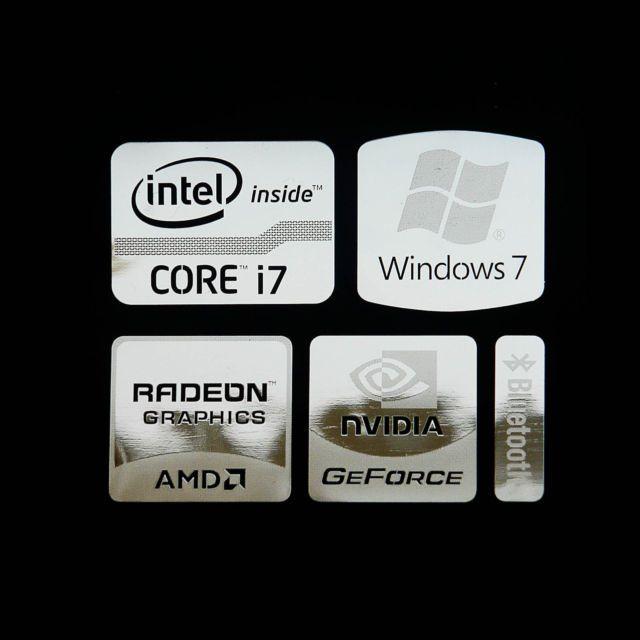 Intel I7 Logo - Intel Core I7 Logo Metal Decal Sticker NVIDIA Radeon Graphics ...