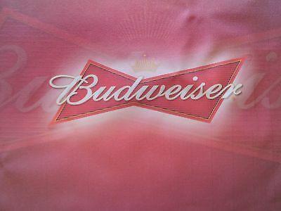 Beer with Red Background Logo - BUDWEISER BEER THROW Blanket Tail-gating Advertising 49 x 64