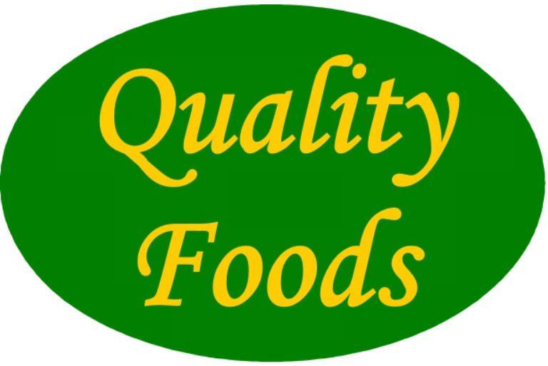 Quality Foods Logo - Weekly Sales from Quality Foods Inc