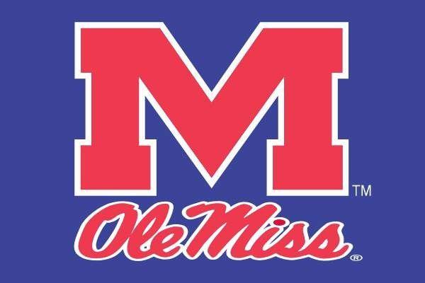 Red White and Blue M Logo - Ole Miss | University of Mississippi 12 x 18 in blue, polyester flag ...