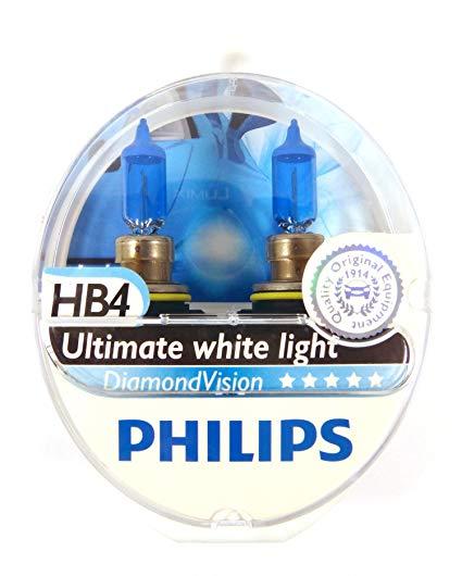 Diamond Visions Logo - Amazon.com: Philips Diamond Vision 5000K Ultimate White Halogen ...