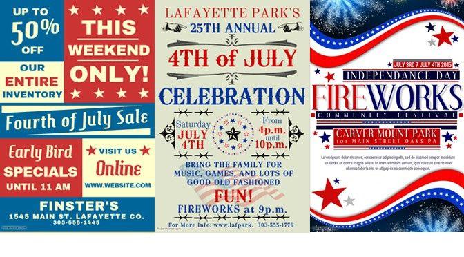 Red White and Blue M Logo - Red, White & Blue - Flyers for Summer Specials, Too! | Design Studio