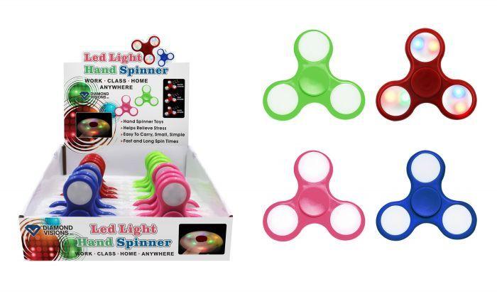 Diamond Visions Logo - Diamond Visions LED Light Fidget Spinner Assorted Colors TM2026