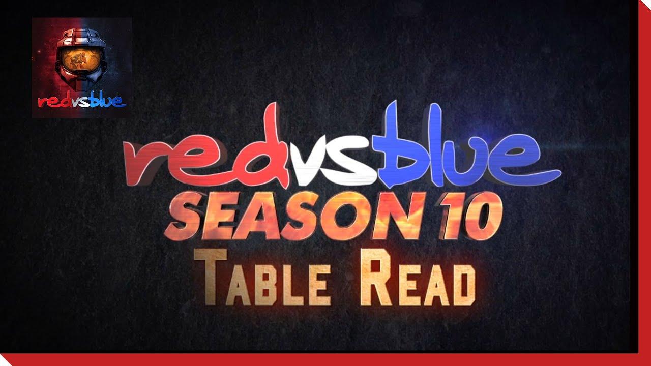 Red Vs. Blue Logo - Season 10 - Behind the Scenes: Table Read | Red vs. Blue - YouTube