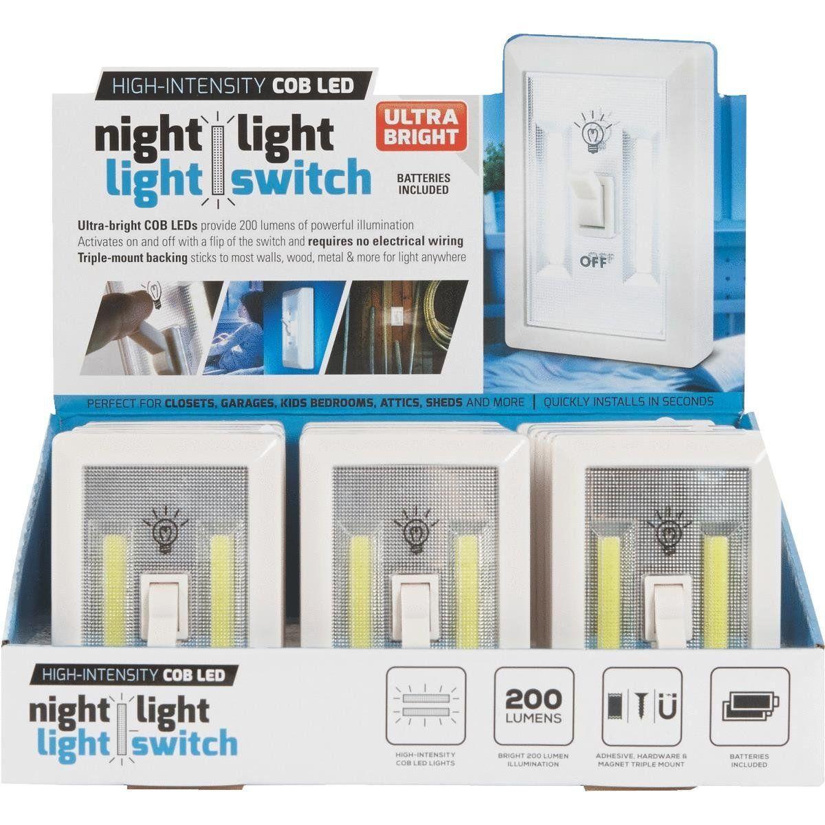 Diamond Visions Logo - Diamond Visions COB LED Night Light Switch - 08-1562 - Do it Best