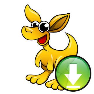 Cartoon Kangaroo Logo - Cartoon Kangaroo Image Download – Cartoon-Animals.com