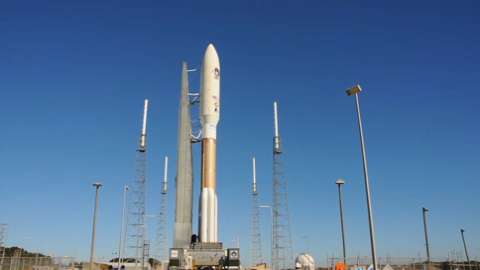 Atlas V Heavy Logo - Powerful Atlas V rocket set to launch heavy payload