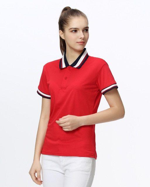 Women's Polo Logo - Brand Clothing 2018 Plus Size Summer Women Polo Shirt Custom Logo ...
