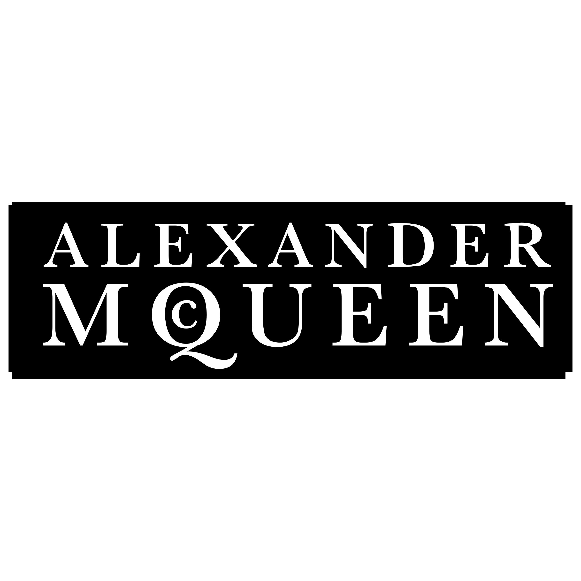 Alexander McQueen Logo - Alexander McQueen Logo PNG Transparent & SVG Vector - Freebie Supply